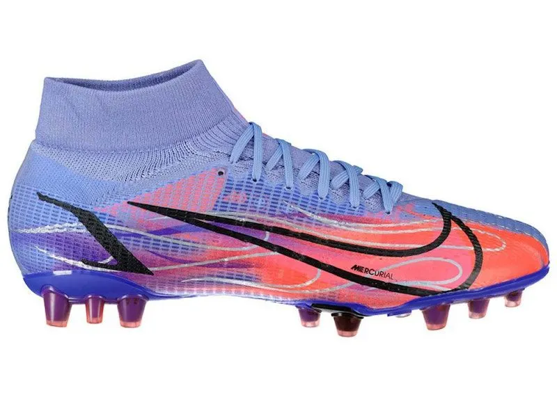 Nike Mercurial Superfly 8 FG Kylian Mbappe Flames (Purple Sole) (DJ3977-506)