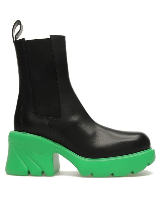 Bottega Veneta Flash Boots Black Grass (667148VBS501476)
