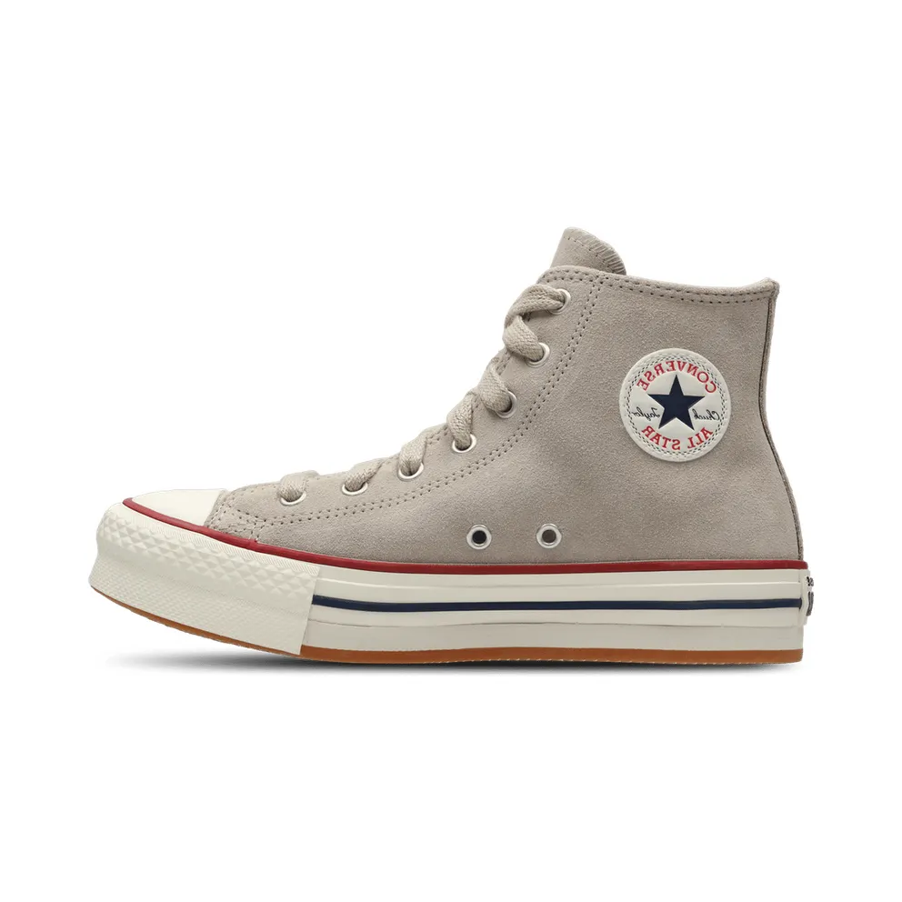 Converse Chuck Taylor All Star EVA Lift Platform Suede Papyrus/Egret/Midnight Navy (A12469C)