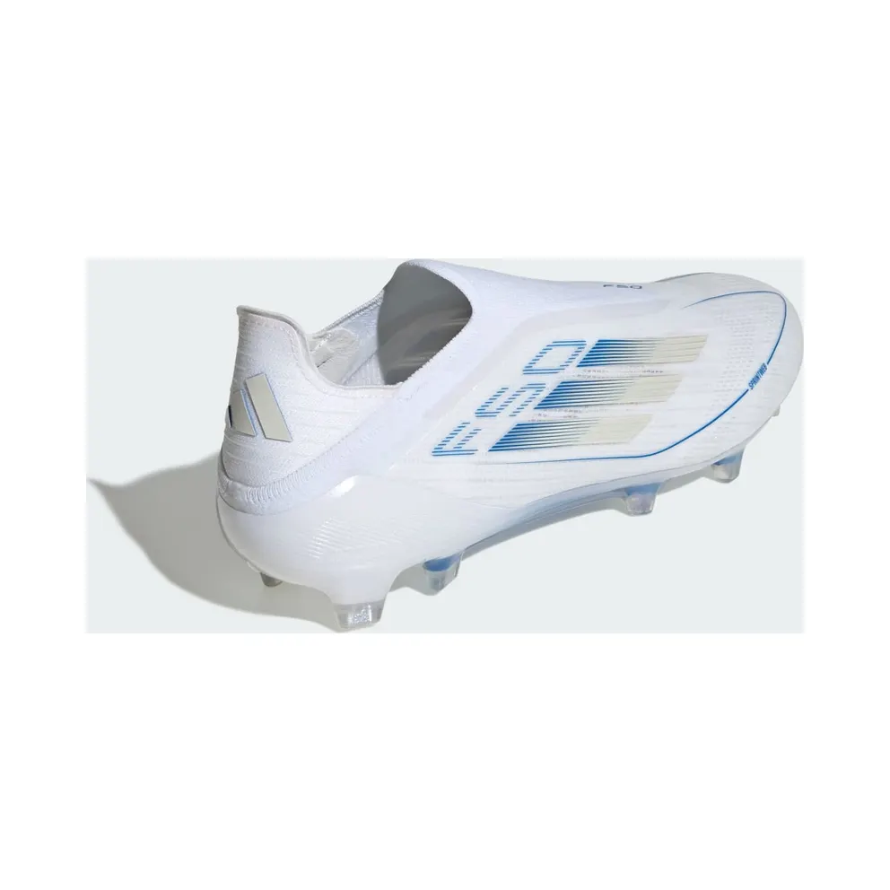 adidas F50 Elite Laceless Firm Ground Boots “Cloud White / Pearl Met. / Cloud White” (IE1216)