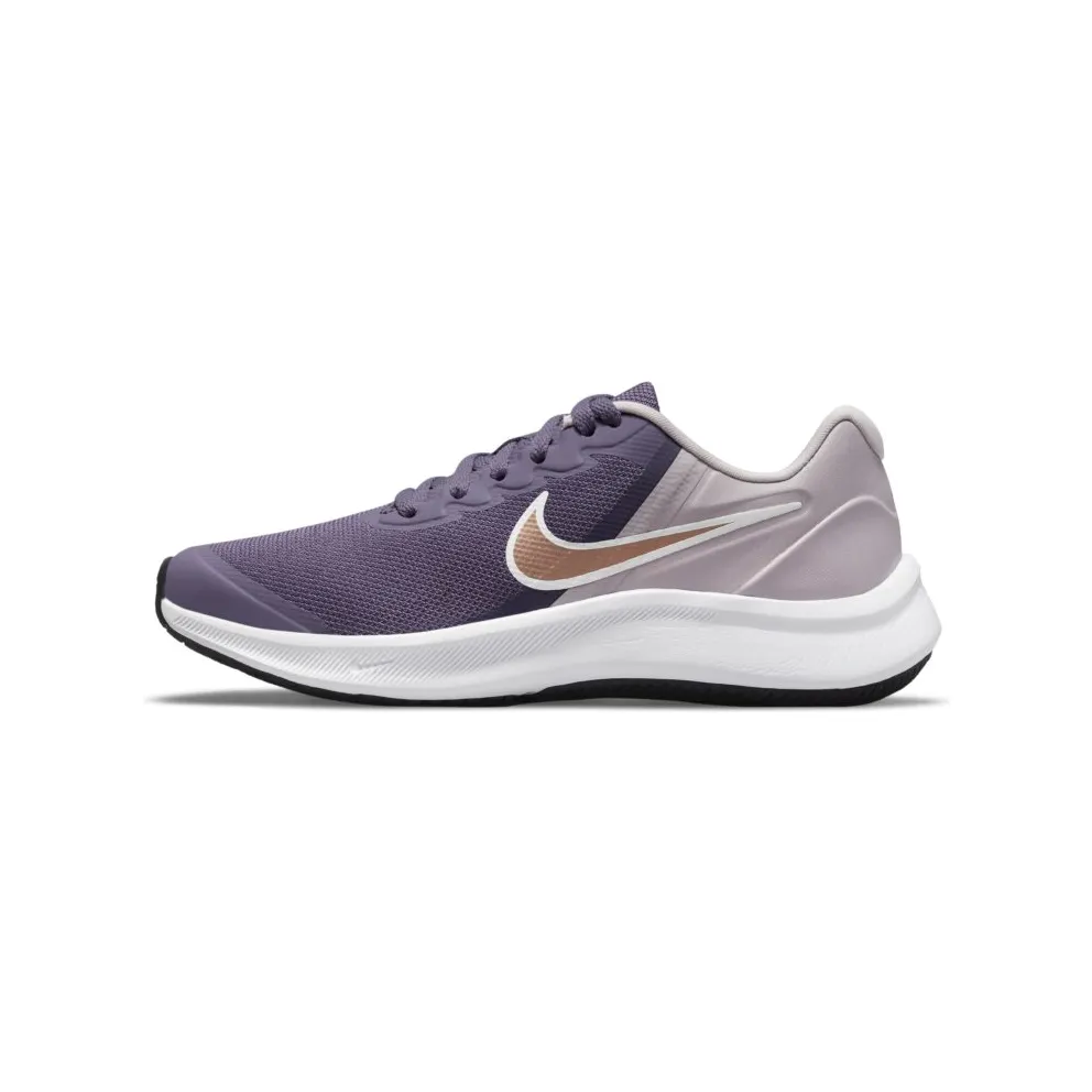 Nike Star Runner 3 Older Kids’ Road Running Purple 50% Sustainable Materials (DA2776-501)