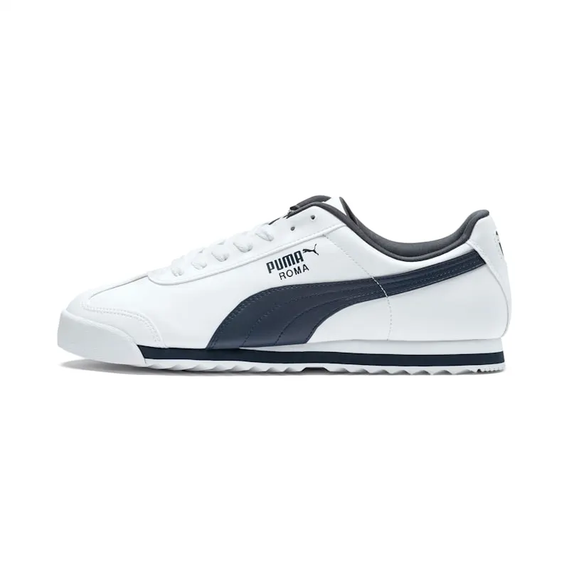 Puma Roma Basic White Navy (353572-12)