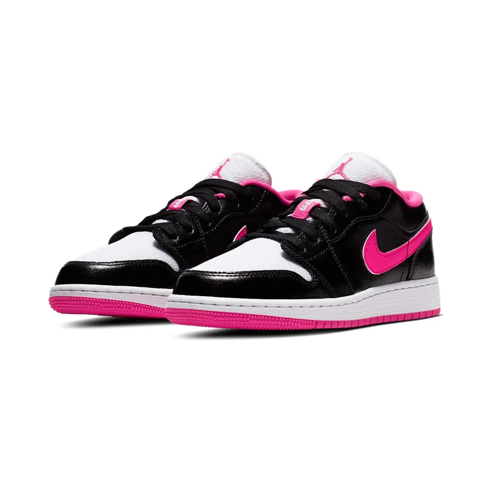 Jordan 1 Low Black White Hyper Pink (GS) Black/White-Hyper Pink (554723-061)