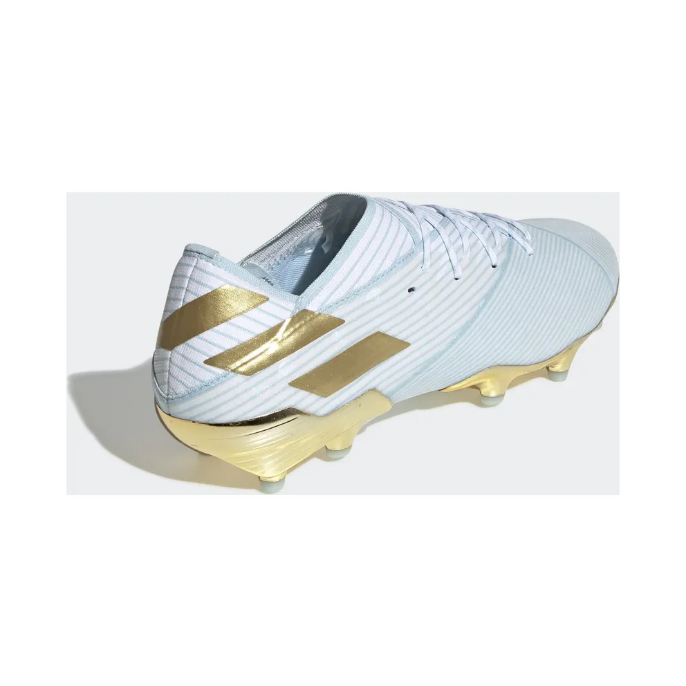 adidas Nemeziz Messi 19.1 FG 15 Year Bold Aqua Gold Bold Aqua/Gold Metallic/Cloud White (EE7849)