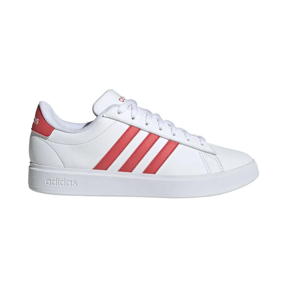 Adidas Grand Court Cloud White / Semi Lucid Red / Cloud White (JH9279)