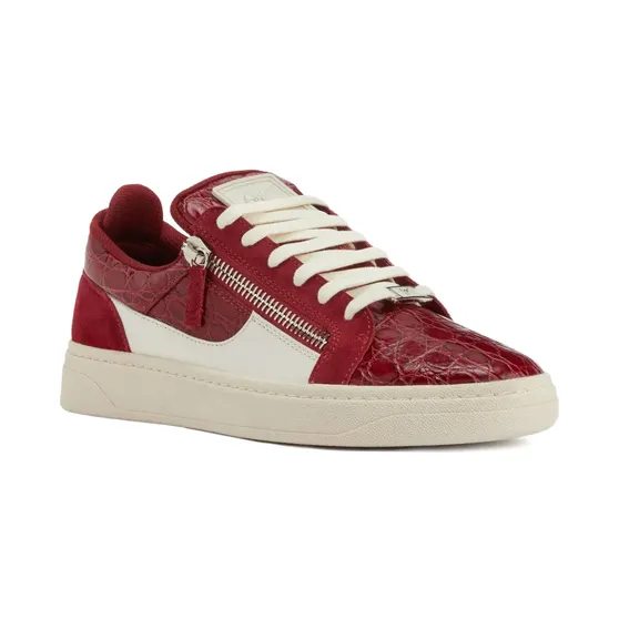 Giuseppe Zanotti Frankie met krokodillen-reliëf “Red” (RU50021001)