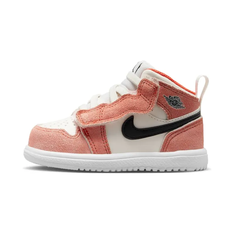 Jordan 1 Mid Alt SE Orange Suede “Team Orange / Sail / White / Black” (DZ4469-800)