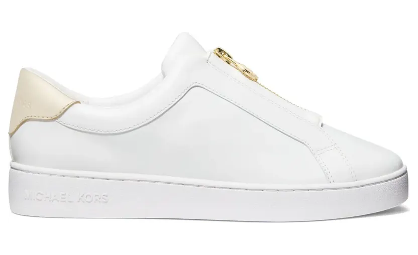 Michael Kors Keaton leren sneakers – Wit (43R4KTFP4L)