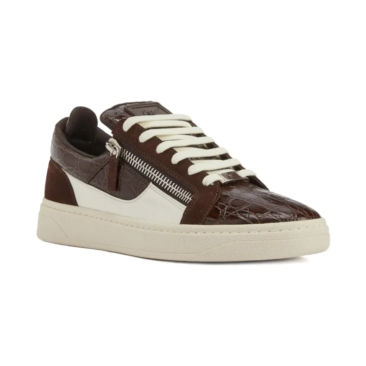 Giuseppe Zanotti GZ94 met vlakken en rits “Brown” (RU50021002)