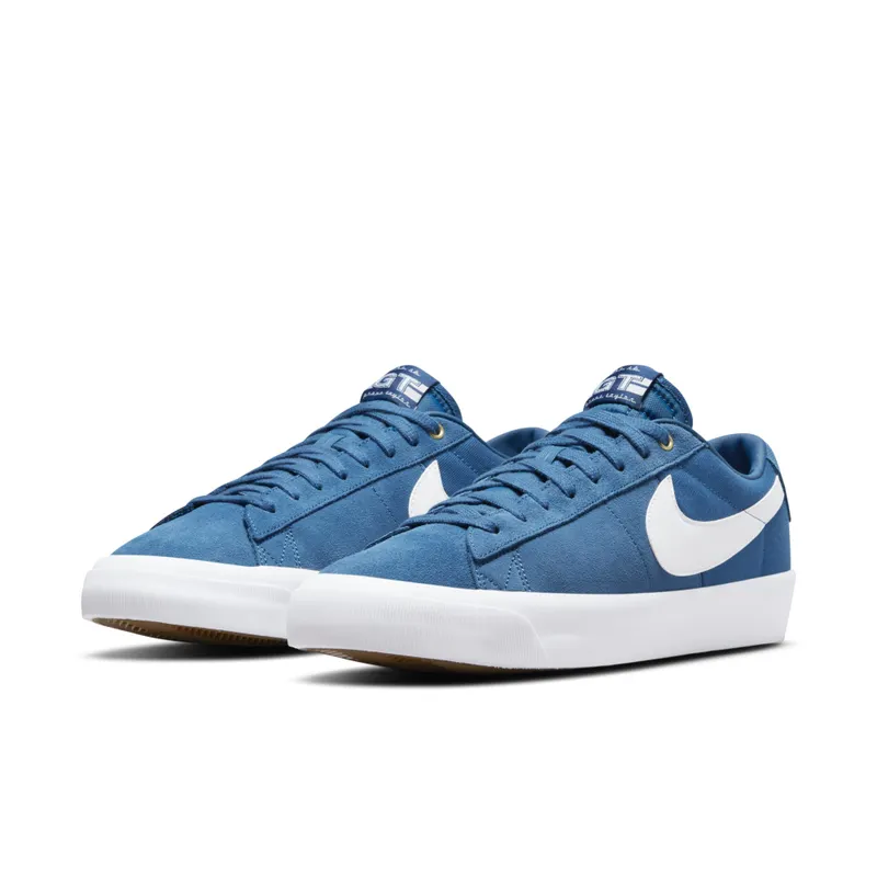 Nike SB Zoom Blazer Low Pro GT Skate Shoe Blue (DC7695-401)