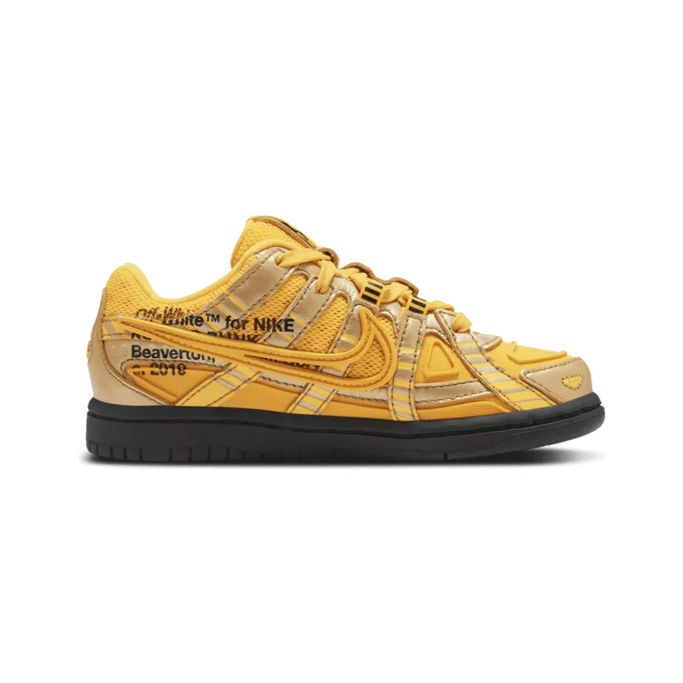 Nike Air Rubber Dunk Off-White University Gold (PS) University Gold/University Gold-Black (CW7410-700)