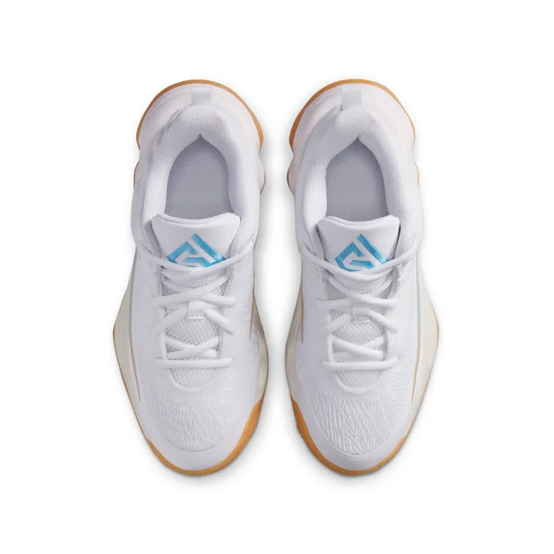Nike Giannis Immortality 4 White Team Gold Gum Yellow Aquarius Blue (IH7664-100)