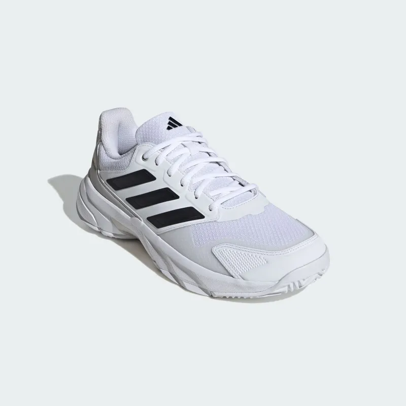 Adidas CourtJam Control 3 Tennis Shoes Cloud White / Core Black / Grey Two (IF7888)
