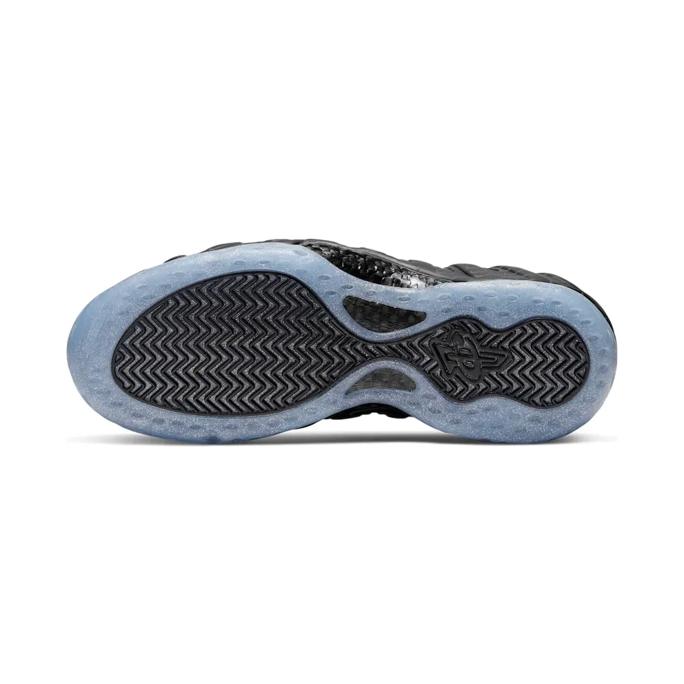 Nike Air Foamposite One All-Over Swoosh Black Black/Black-Metallic Silver (CV0369-001)