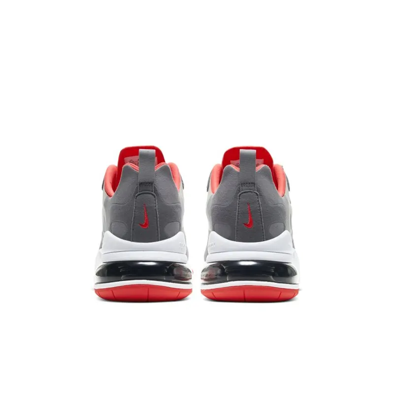 Nike Air Max 270 React Smoke Grey Red Summit White/Smoke Grey-Particle Grey-White (CT1264-100)