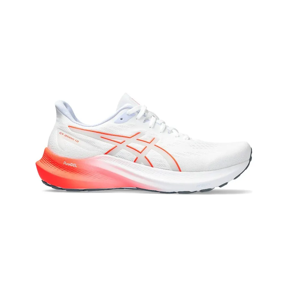 ASICS GT-2000 12 White Sunrise Red (1012B506-101)