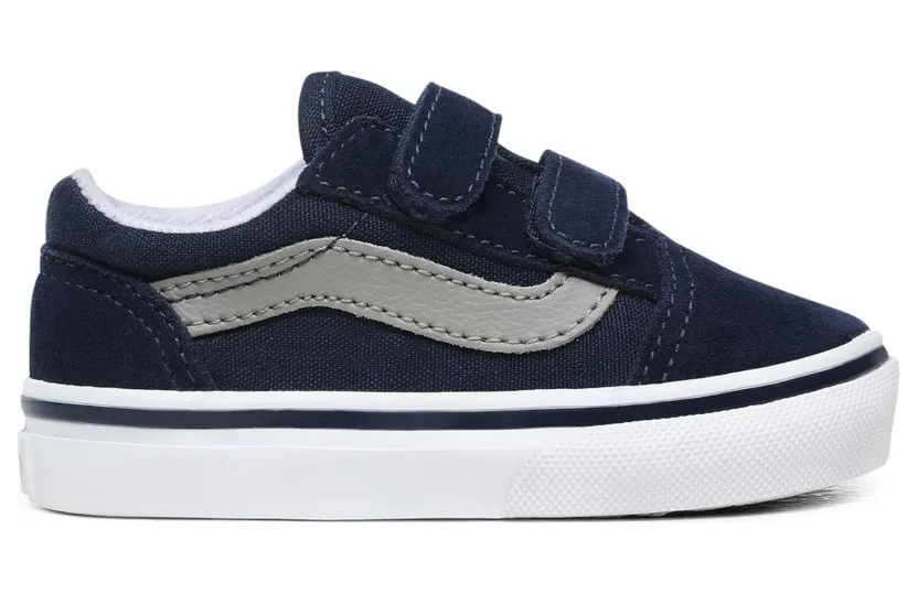 VANS Old Skool V Schoenen Voor Peuters (Navy)
