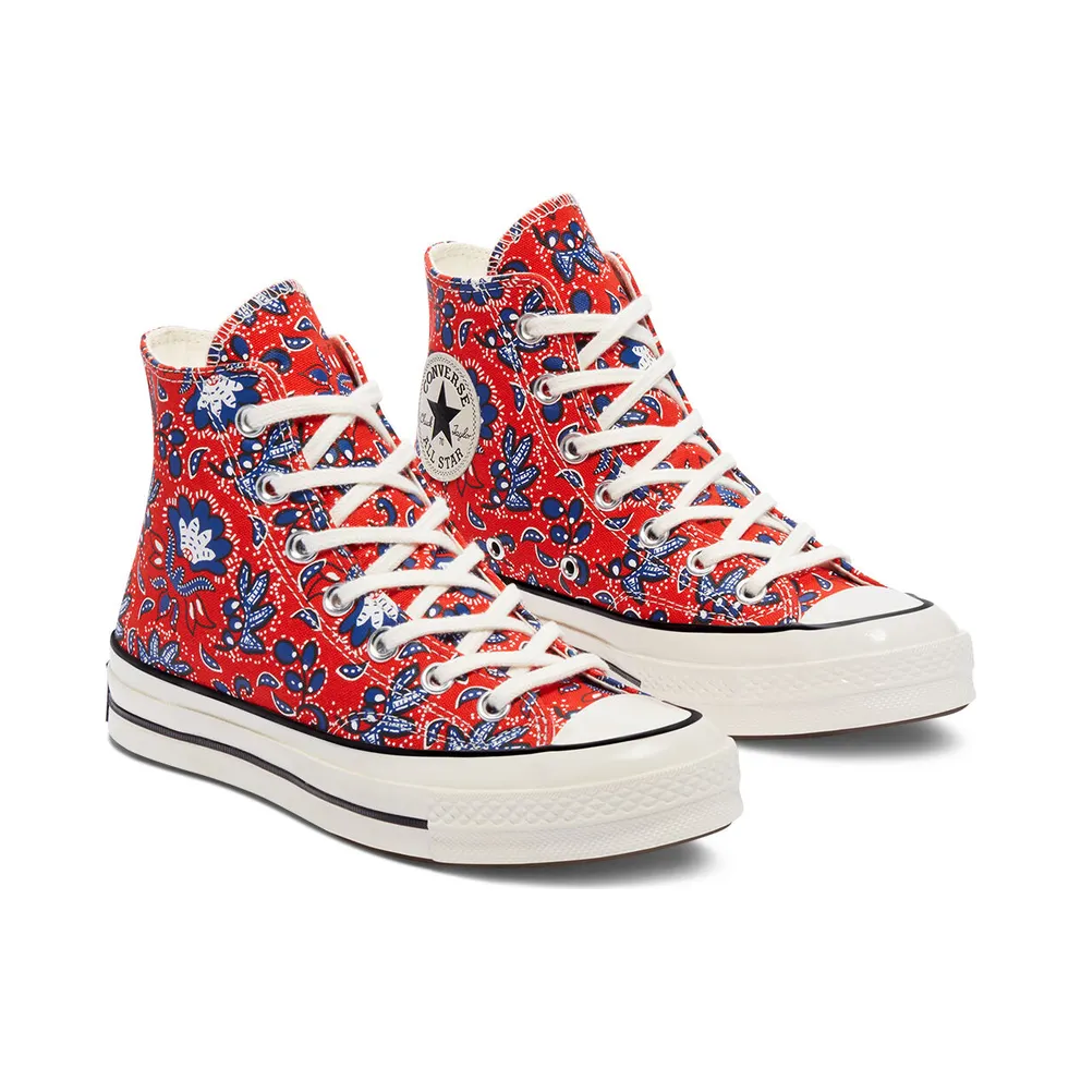 Converse Culture Prints Chuck 70 High Top Habanero Red/egret/rush Blue (171072C)