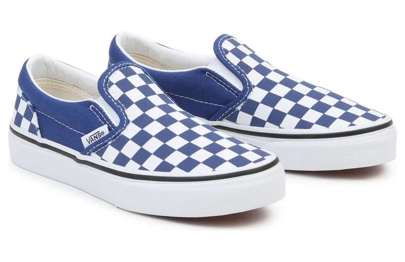 VANS Checkerboard Classic Slip-on Kinderschoenen Blauw (VN0A4BUT2J8)