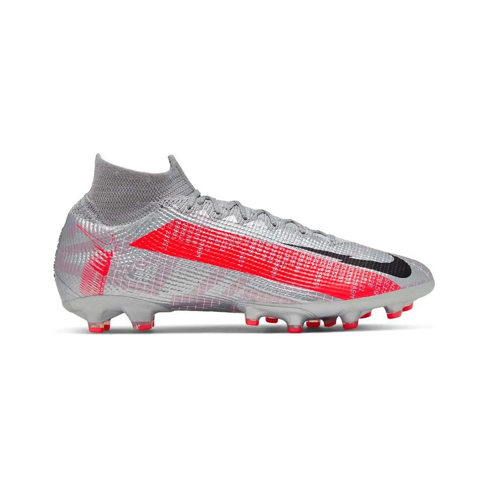 Nike Superfly 7 Elite AG Pro Metallic Grey Crimson (AT7892-906)