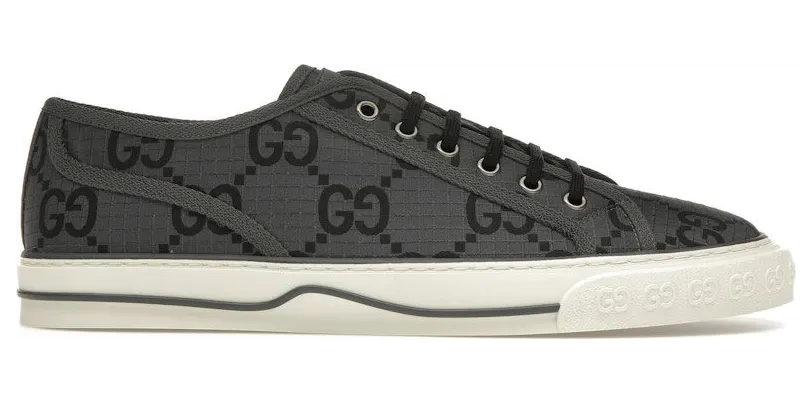 Gucci Tennis 1977 GG Monogram Grey Black (771461 FACTD 1144)