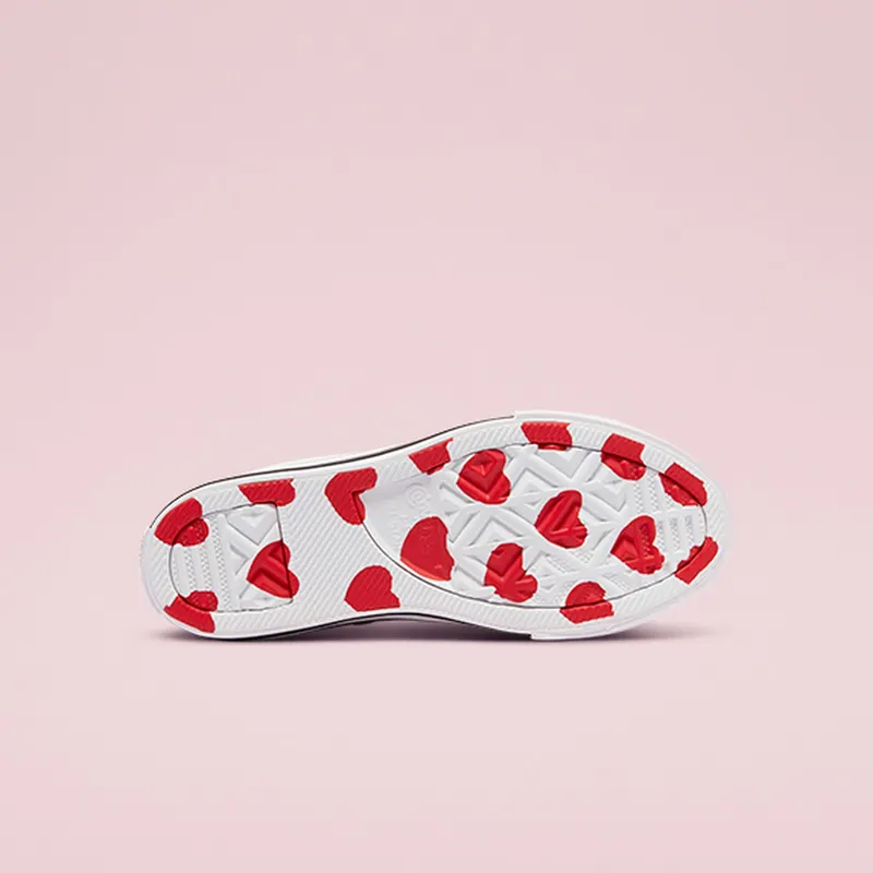 Converse Valentine’s Day Chuck Taylor All Star High Top Vintage White/university Red (671125C)