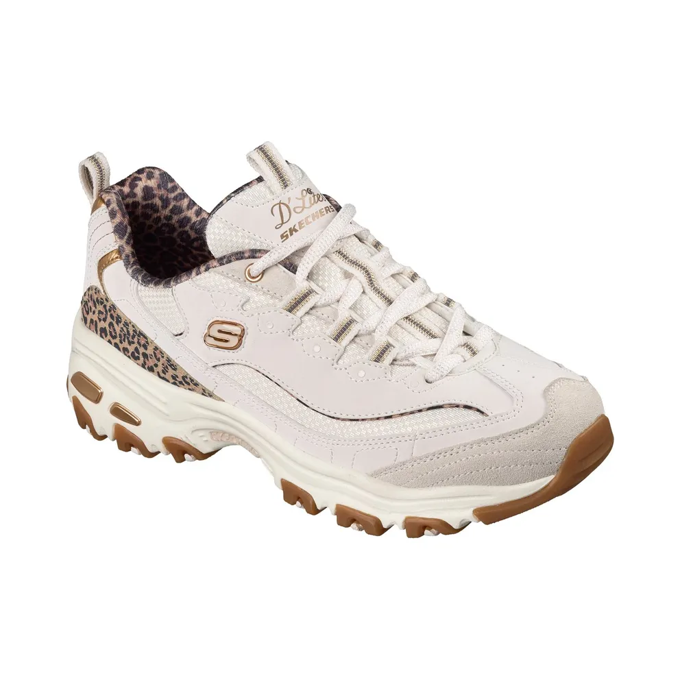 Skechers D’Lites – Wild Charm Sneaker White