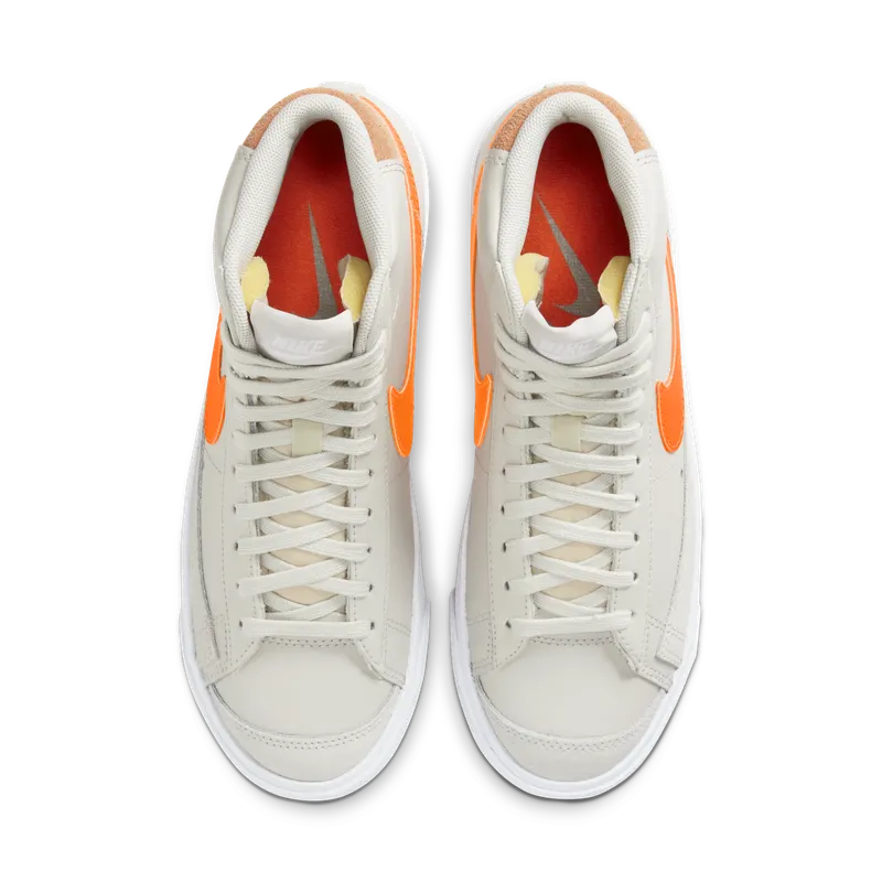 Nike  Blazer Mid ’77 Light Bone (W) Light Bone/Orange Trance-White-Total Orange (CZ0461-001)