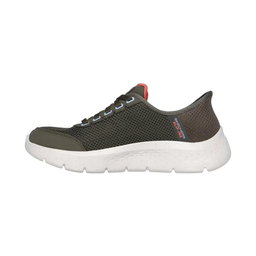 Skechers Slip-ins Waterproof: GO WALK Flex – Clear Creek Sneaker Olijf