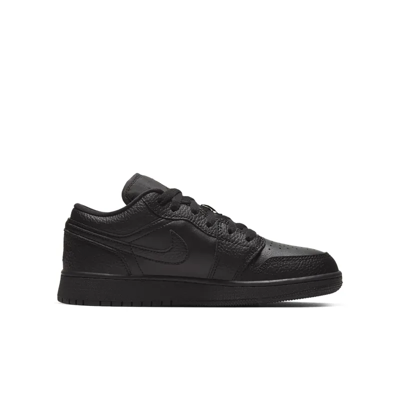 Air Jordan 1 Low Older Kids’ Black (553560-091)
