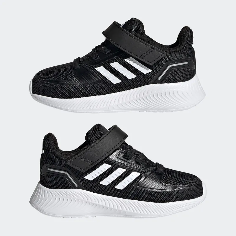 Adidas Runfalcon 2.0 Core Black / Cloud White / Silver Metallic (FZ0093)