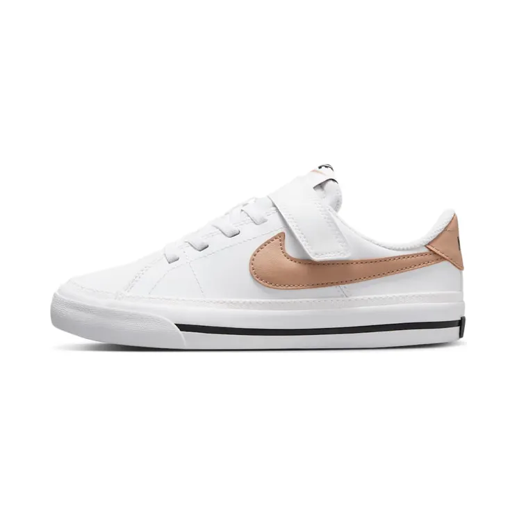 Nike Court Legacy “White / Black / Hemp” (DA5381-126)
