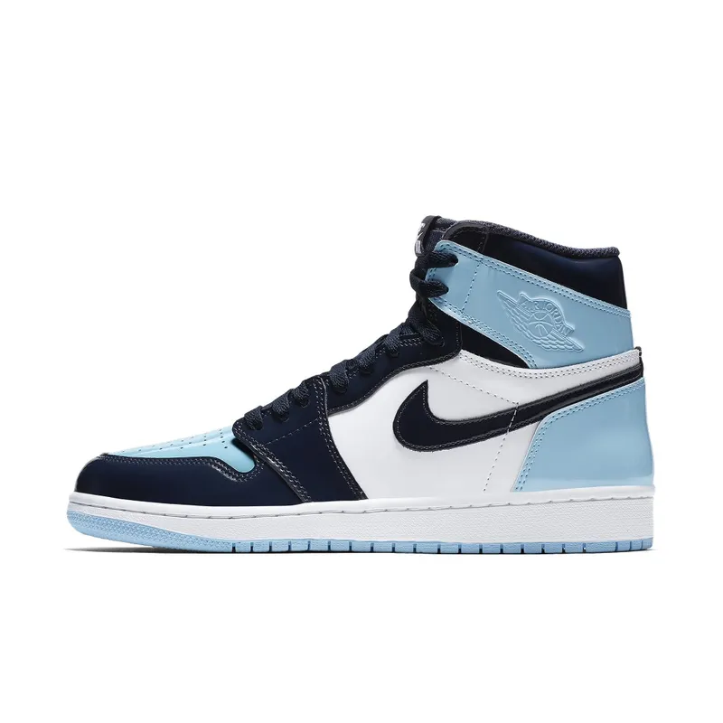 Jordan 1 Retro High UNC Patent (W) Obsidian/Blue Chill-White (CD0461-401)