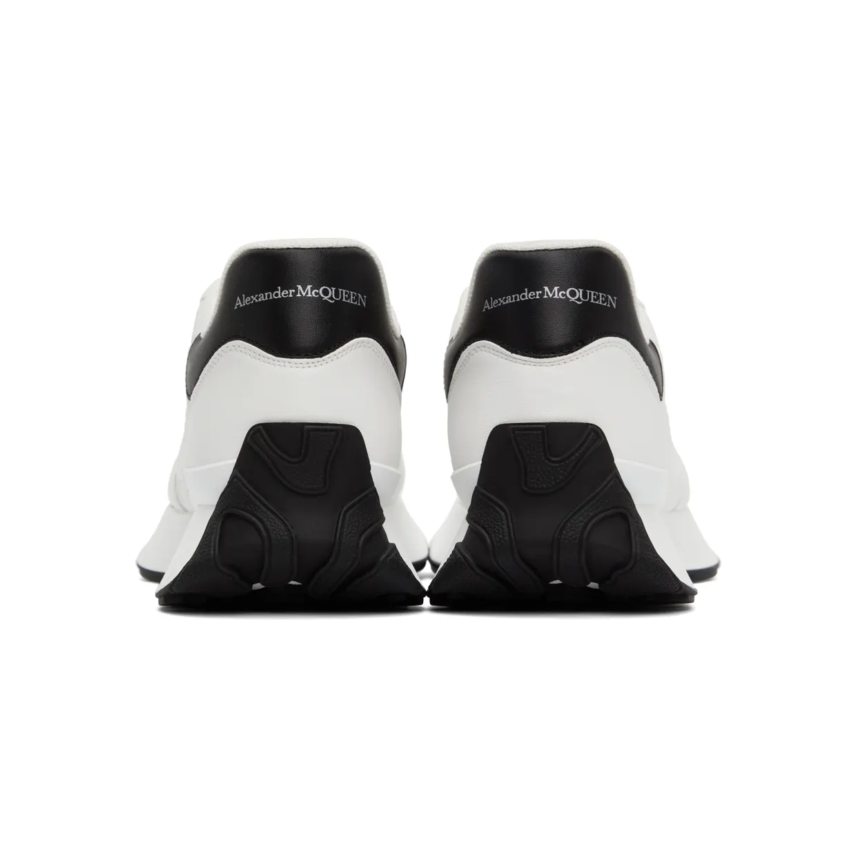 Alexander McQueen White Sprint Runner Sneakers (688548WIC93) (2)