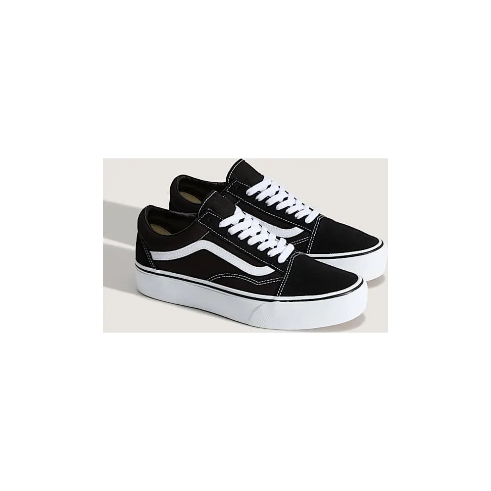 Vans Old Skool Platform Black White Black/White (VN0A3B3UY28)