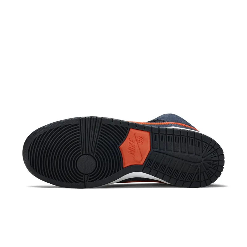 Nike Dunk SB High Syracuse Obsidian/Team Orange-White (305050-481)