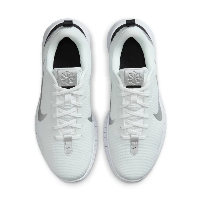 Nike Flex Experience Run 12 Premium Summit White Black White Metallic Silver (FZ2114-100)