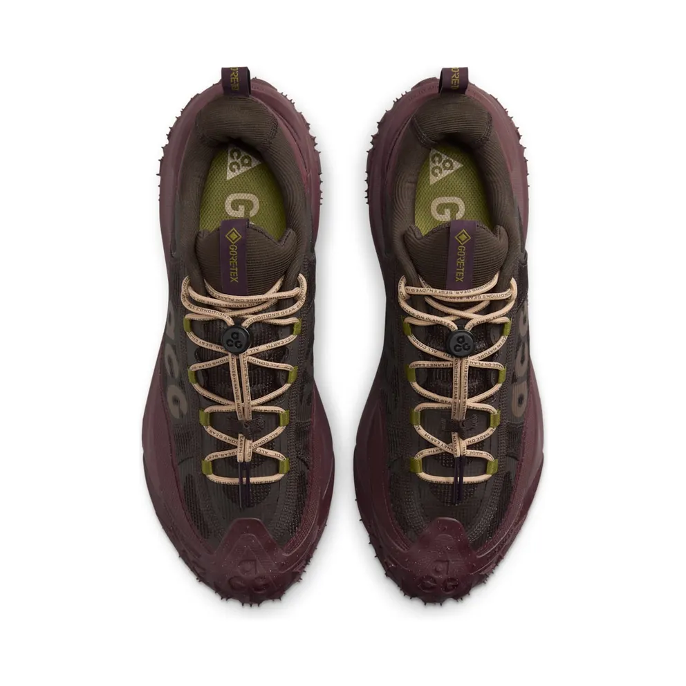Nike ACG Mountain Fly 2 Low Gore-Tex Velvet Brown Burgundy Crush Hemp Black (HF6245-200)