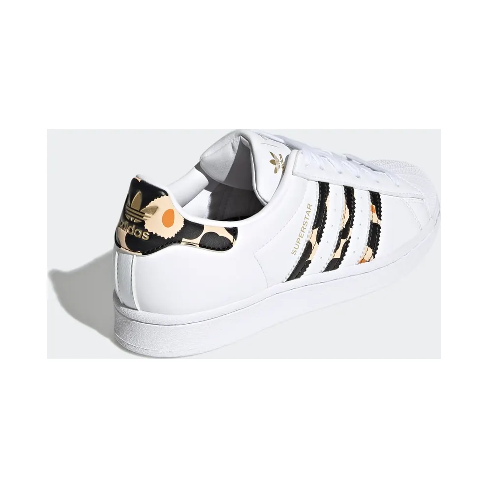 adidas Marimekko Superstar Cloud White / Core Black / Gold Metallic (H04076)