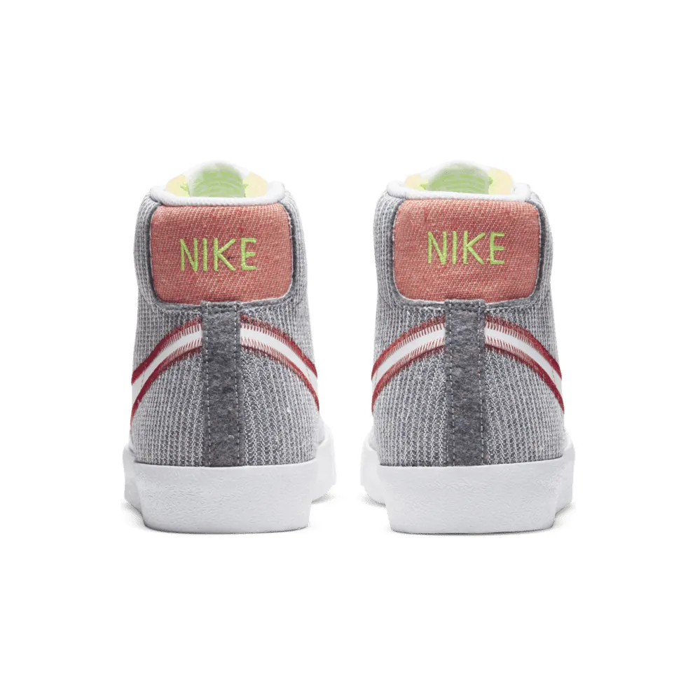 Nike Blazer Mid ’77 Recycled White Grey/Sport Red/Electric Green (CW5838-022)