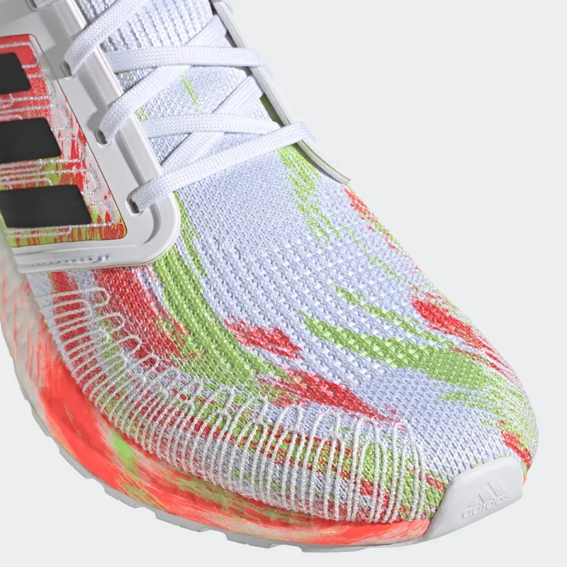 Adidas UltraBoost 20 ‘Heatmap’ Cloud White/Core Black/Signal Green (FW8169)