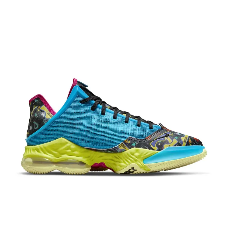 LeBron 19 Low Basketball Purple (DM1058-500)