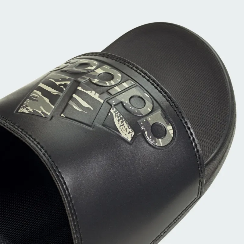 adidas Adilette Comfort Slides Core Black Silver Pebble (JP7083)