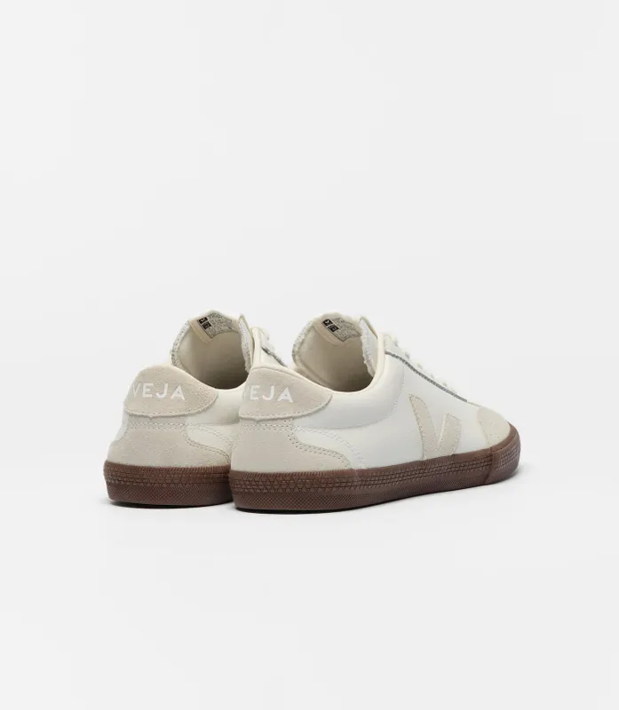 Veja Volley Leather White Natural Bark