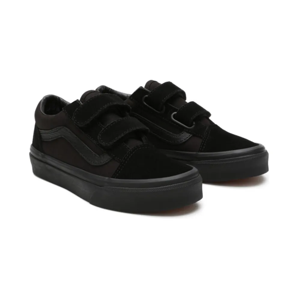 VANS Old Skool V Toddler Shoes (Black)