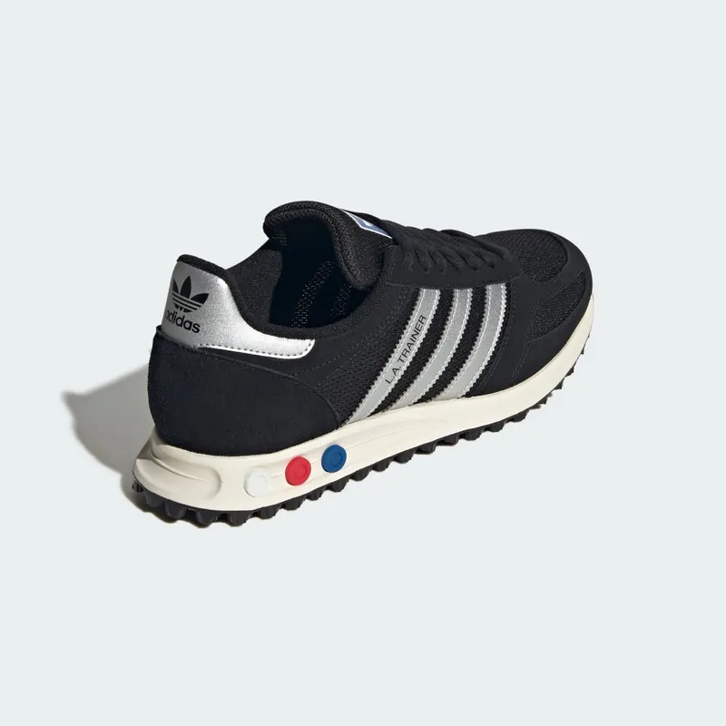 Adidas LA TRAINER OG Shoes Core Black / Silver Metallic / Off White (KJ4381)
