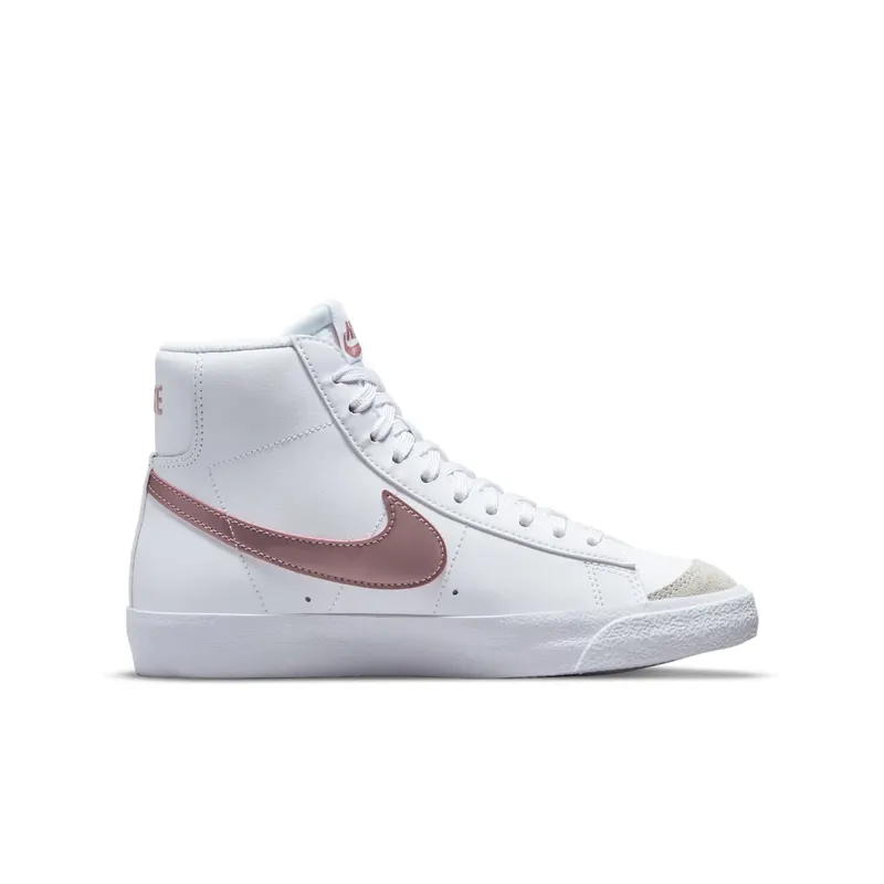 Nike Blazer Mid 77 White Pink Glaze (GS) (DA4086-105)
