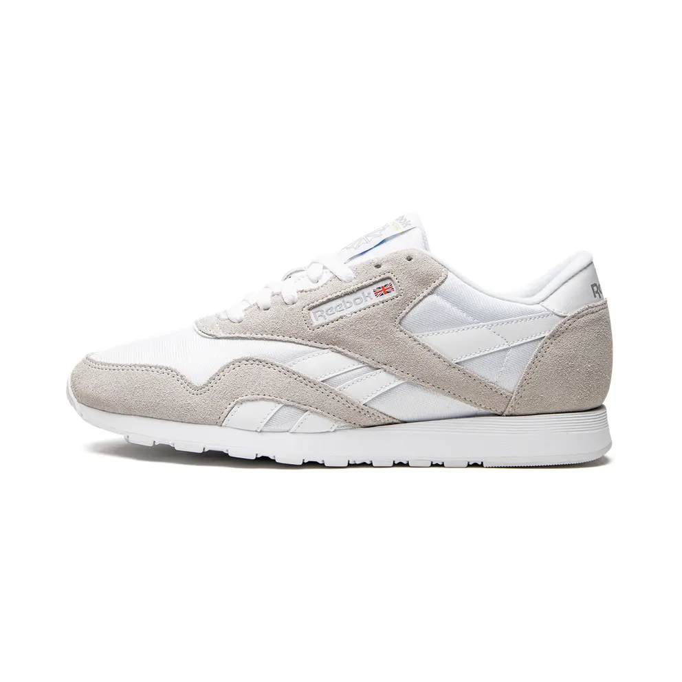 Reebok Classic Nylon Shoes White / White / Light Grey (FV1593)