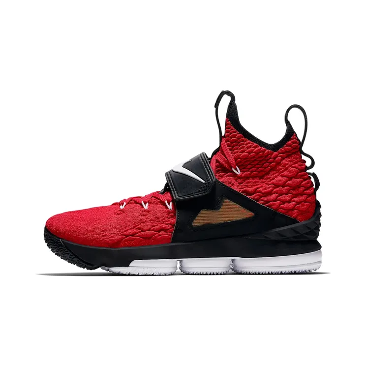 Nike LeBron 15 Red Diamond Turf “University Red / Black / White” (AO9144-600)