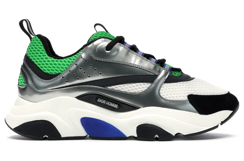 Dior B22 Green Silver